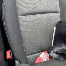 Crumbs in seat Crumbs in seat