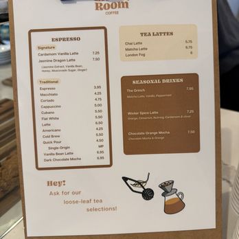 Living Room Coffee Craft - Menu 12/13/24 - Coffee & Tea Near Me - Campbell, California Living Room Coffee Craft - Menu 12/13/24 - Coffee & Tea Near Me - Campbell, California