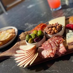 Willamette Valley Vineyards - Vancouver Waterfront - Cascadia Meat and Cheese board SO GOOD!