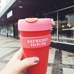 Espresso House - Soy latte in a keep cup, oktober 2017