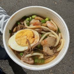 Ms Linda Green "Yakamein Lady" - Beef and Shrimp Yakamein