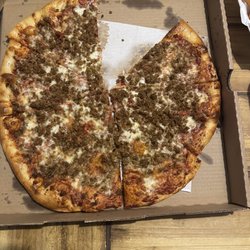 Johnny McTighe's Irish Pub - Large pizza with Italian sausage
