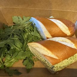Chicken Salad Pretzel Sandwich