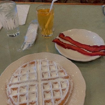 The Original Pancake House - Grapefruit, Apple, Cranberry or Tomato Juice Thick-Sliced Bacon Belgian Waffle - Breakfast & Brunch Near Me - Fishers, Indiana