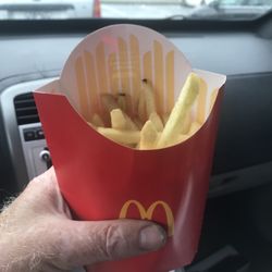 McDonald's - Large fries are never full