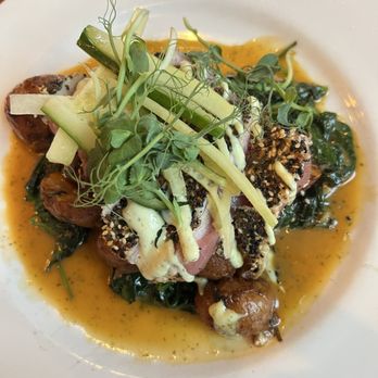 The Mill Kitchen and Bar - Everything Crusted Tuna* - New American Near Me - Roswell, Georgia The Mill Kitchen and Bar - Everything Crusted Tuna* - New American Near Me - Roswell, Georgia