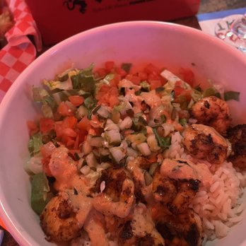 Lincoln's Roadhouse - Blackened shrimp bowl.  Light and packed with flavor! - Bars Near Me - Denver, Colorado