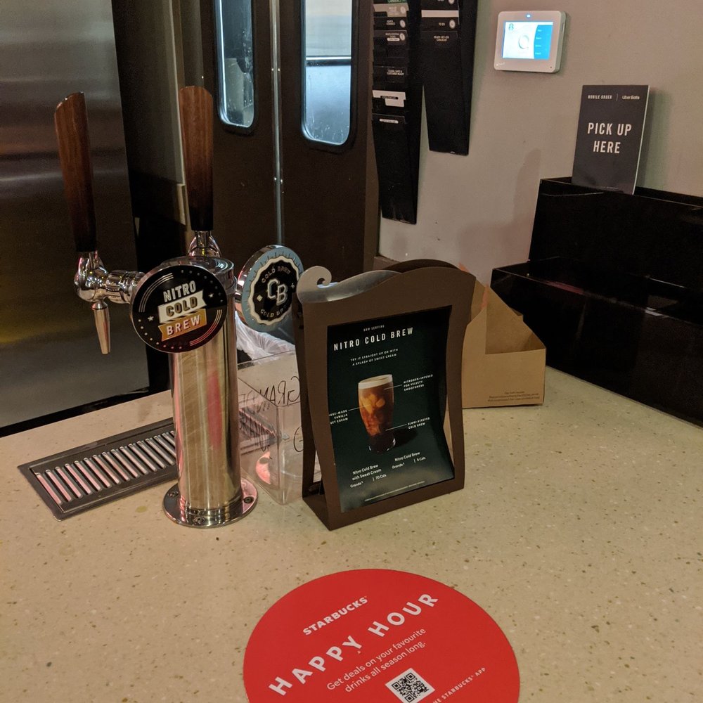Starbucks - Cold brew and order pickup area - Coffee & Tea Near Me - Mississauga, Ontario Starbucks - Cold brew and order pickup area - Coffee & Tea Near Me - Mississauga, Ontario