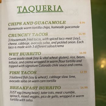 The Mustard Seed - Taqueria menu - Vegan Near Me - Cerritos, California The Mustard Seed - Taqueria menu - Vegan Near Me - Cerritos, California