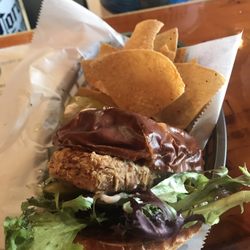 Buffalo chick'n sandwich!