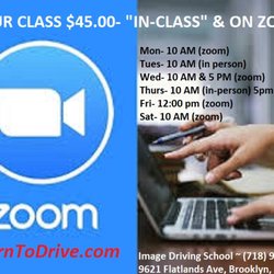 Image Driving School - 5 hour class dates & times..