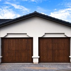 Payless Garage Doors - Custom Cedar Doors 
vertical layout with perimeter