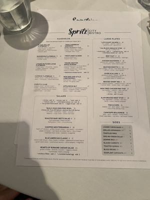 Menu photo 2 Spritz Stuart Stuart, FL