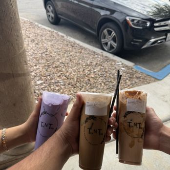 Tea N Tea - Taro boba, Vietnamese coffee, and Biscoff coffee. - Bubble Tea Near Me - Palm Desert, California Tea N Tea - Taro boba, Vietnamese coffee, and Biscoff coffee. - Bubble Tea Near Me - Palm Desert, California
