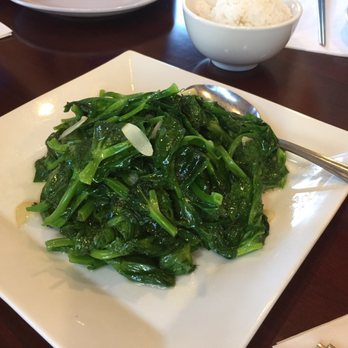 Wang Dynasty - Snow peas leaves with garlic - Chinese Near Me - Bethesda, Maryland Wang Dynasty - Snow peas leaves with garlic - Chinese Near Me - Bethesda, Maryland