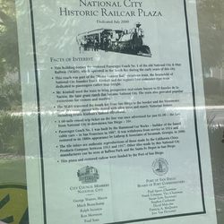Historic Railcar Plaza - Facts