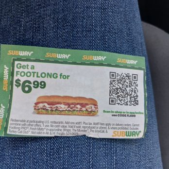 Subway - a coup for a sub sandwich - Sandwiches Near Me - Fernley, Nevada