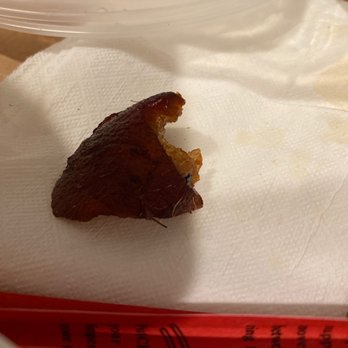 Hunan Cafe 湘水山庄 - piece of meat on a napkin - Seafood Near Me - Flushing, New York Hunan Cafe 湘水山庄 - piece of meat on a napkin - Seafood Near Me - Flushing, New York