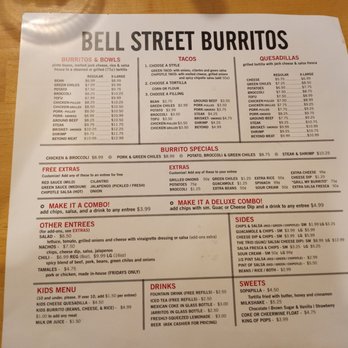 Bell Street Burritos - MENU - Mexican Near Me - Atlanta, Georgia