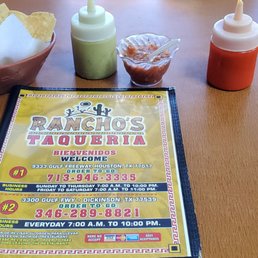 Menu , chips & salsa Menu , chips & salsa