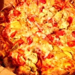 Toni's Pizzeria - Artichoke, fresh tomato & Parmesan pizza