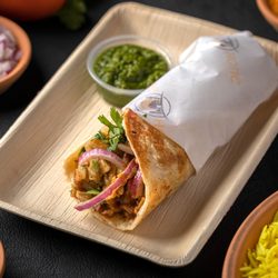 Eggholic - Indian Street Food - Samosa Wrap