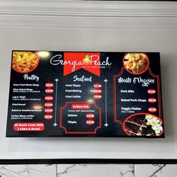 Georgia Peach - Menu