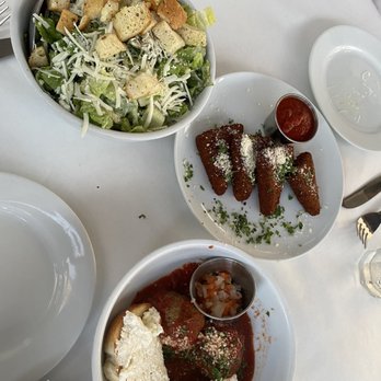 MA'S Italian Kitchen - Small Caesar Salad, Fried Mozzarella, & Meatball Ricotta Toast - Italian Near Me - Burbank, California MA'S Italian Kitchen - Small Caesar Salad, Fried Mozzarella, & Meatball Ricotta Toast - Italian Near Me - Burbank, California