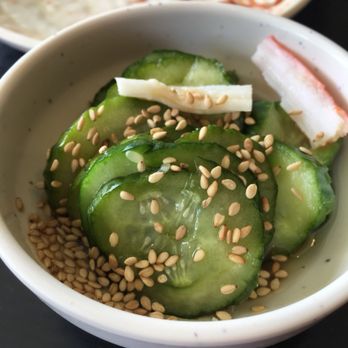 Shibuya - Refreshing cucumbers as you sit down (complimentary) - Sushi Bars Near Me - Calabasas, California Shibuya - Refreshing cucumbers as you sit down (complimentary) - Sushi Bars Near Me - Calabasas, California