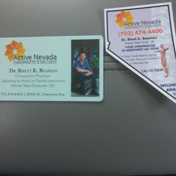 Active Nevada Chiropractic & Wellness - Here's Dr. Information and address! I highly recommend.