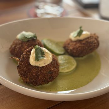 American Social - Shrimp cakes - Cocktail Bars Near Me - Boca Raton, Florida