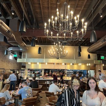The Crunkleton - Interior, lovely light fixtures - Cocktail Bars Near Me - Charlotte, North Carolina