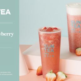 Cheese Strawberry Boom Tea
