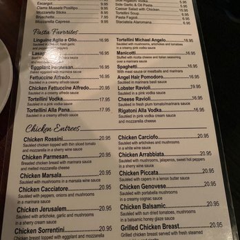 Cafe Italia - Menu 1/2023 (front) - Italian Near Me - Grapevine, Texas