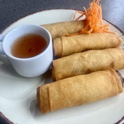 Parichat's Asia Thai - Spring rolls. $12