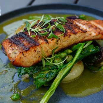 Bungalow 44 - Grilled salmon - New American Near Me - Mill Valley, California