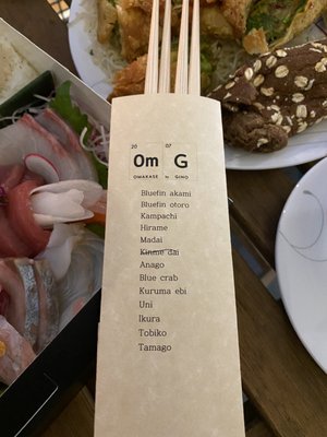 Menu photo 5 OmG Omakase by Gino Santa Ana, CA