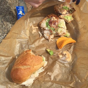 Scratch Deli and Bakery - Their turkey bacon avocado sandwich. It has a siracha aioli on it as well.  $14 it's big enough for 2 people easily. Amazing! - Delis Near Me - Estes Park, Colorado