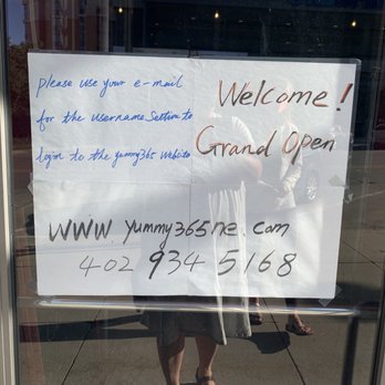 Yummy 365 - Sign on door - Chinese Near Me - Omaha, Nebraska Yummy 365 - Sign on door - Chinese Near Me - Omaha, Nebraska