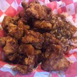Korean Chicken Nuggets with Rice Korean Chicken Nuggets with Rice