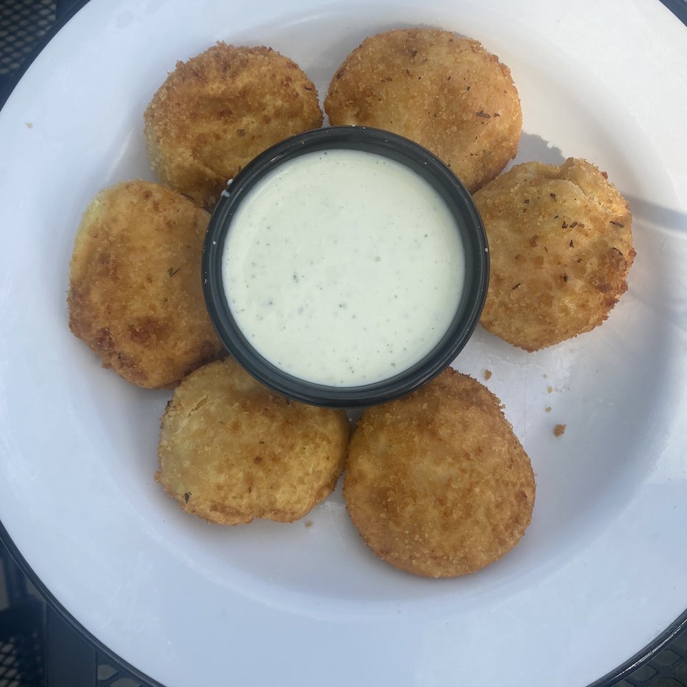 Buffalo chicken toasted ravioli Buffalo chicken toasted ravioli