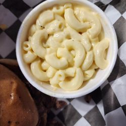 OkieQ BBQ - The Mac n cheese for hubby's  dinner side