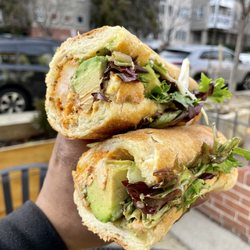 Spicy Water African Grill - Shrimp Kebab Sandwich