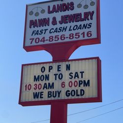 Landis Pawn & Jewelry - Business name and business hours