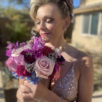 Purple Violet - Another angle of my beautiful bouquet. - Florists Near Me - Las Vegas, Nevada Purple Violet - Another angle of my beautiful bouquet. - Florists Near Me - Las Vegas, Nevada