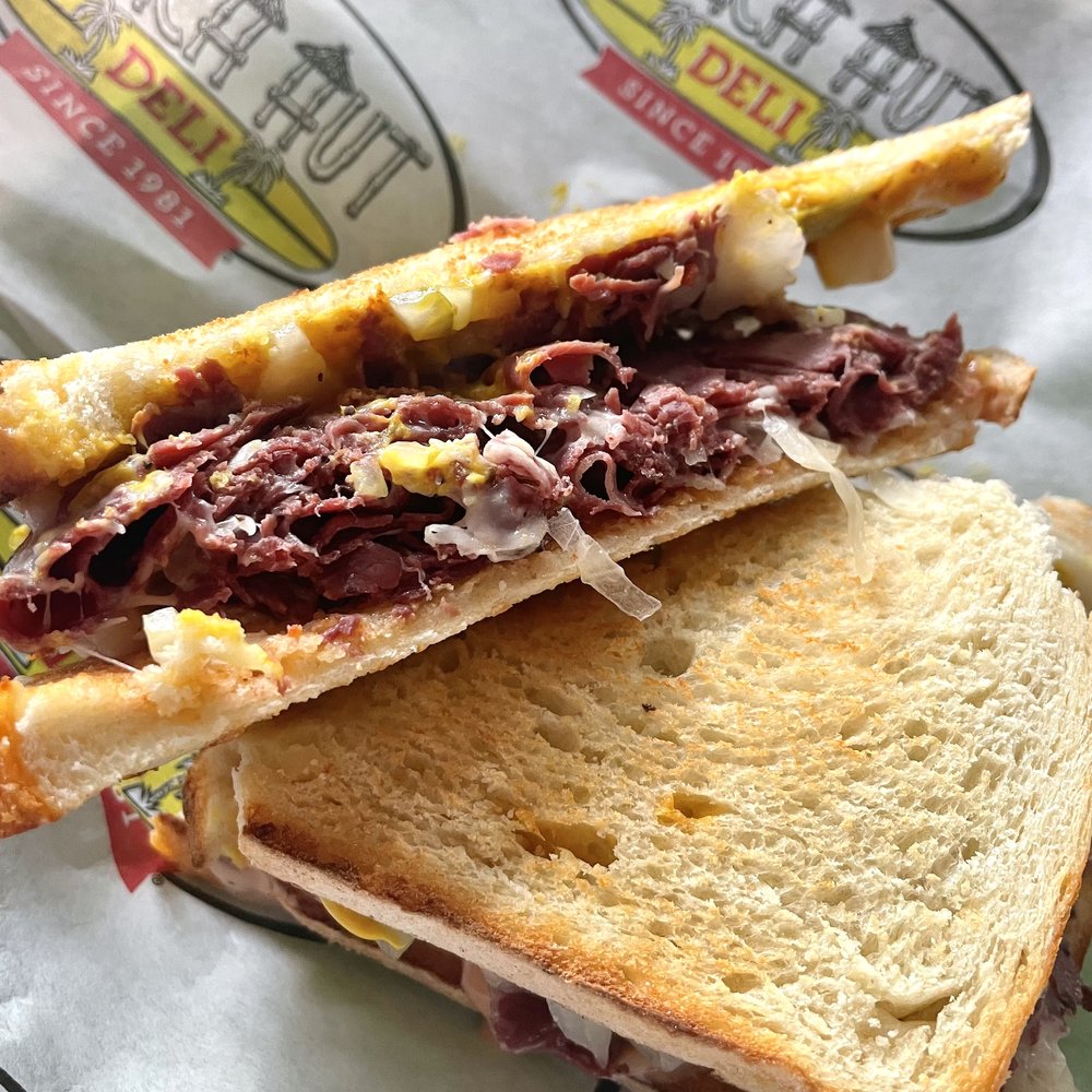 Righteous Reuben - Kind of a Reuben-Cuban mashup. Pickles and Mustard were great addition to the standard Reuben style Righteous Reuben - Kind of a Reuben-Cuban mashup. Pickles and Mustard were great addition to the standard Reuben style