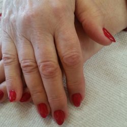 Angel Tips  Nail & Spa - UV GEL fill and a lovely red perfect for a Valentine's day; -)