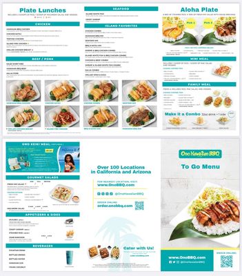 Menu photo 1 Ono Hawaiian BBQ Sacramento, CA Menu photo 1 Ono Hawaiian BBQ Sacramento, CA