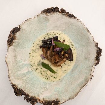 Aubergine - The most exquisite mushroom dish you'll ever have. - New American Near Me - Carmel, California