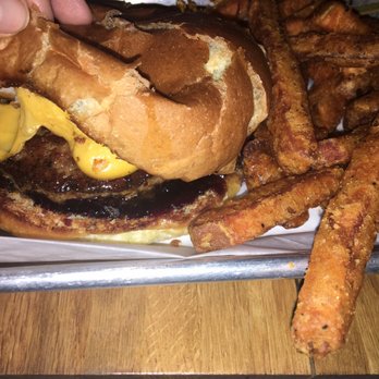 The Hidden Pig - Blueberry jam on the bottom - Burgers Near Me - Haverhill, Massachusetts